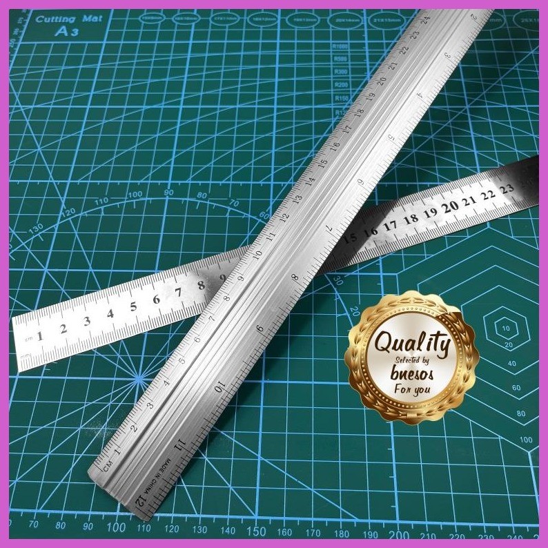 Metal Ruler 12 Inches | Aluminum Ruler 30cm Rulers Stationary School ...