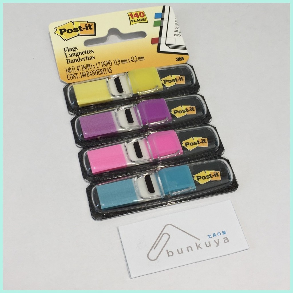 3M Post-it Notes Flags (Small) 4 Colours 683-4 | Shopee Philippines