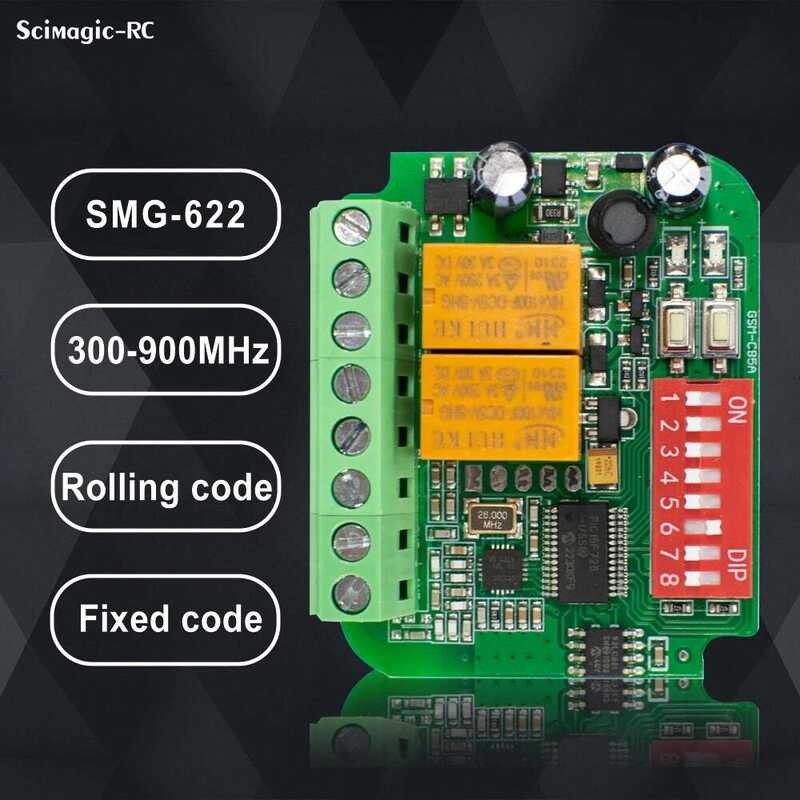 Yy 300-868Mhz Remote Switch 433Mhz Universal Receiver 9-30V 220V For ...