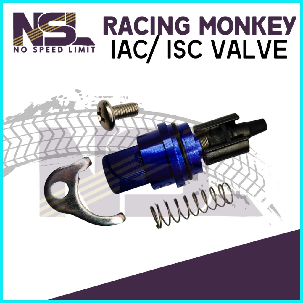 Racing monkey IAC/ISC VALVE with lock for NMAX/ AEROX/ BURGMAN | Shopee ...