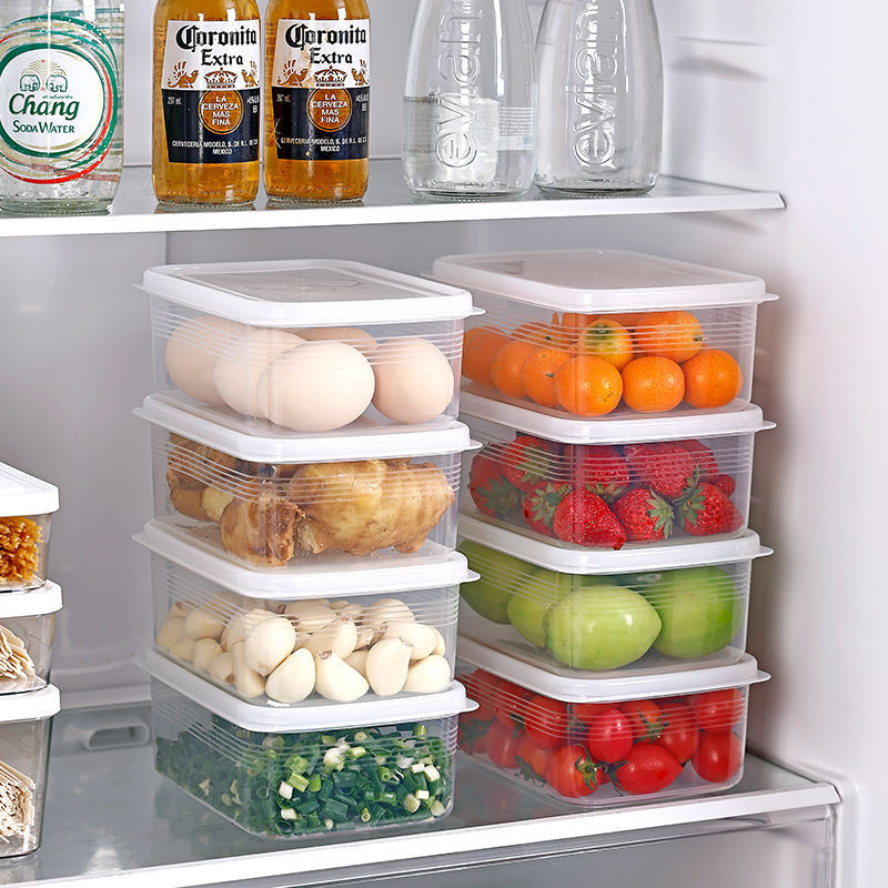 Refrigerator Storage Box Food-grade Sealed Fresh-keeping And Freezing ...