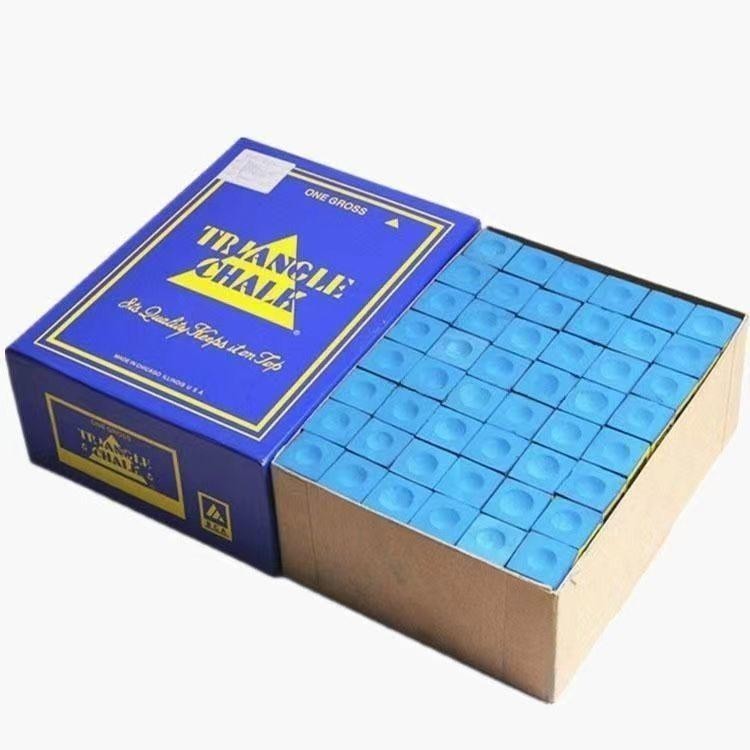 144pcs Billiards Cue Chalk, Pool Cue Head Grinding Powder, Billiard Cue ...