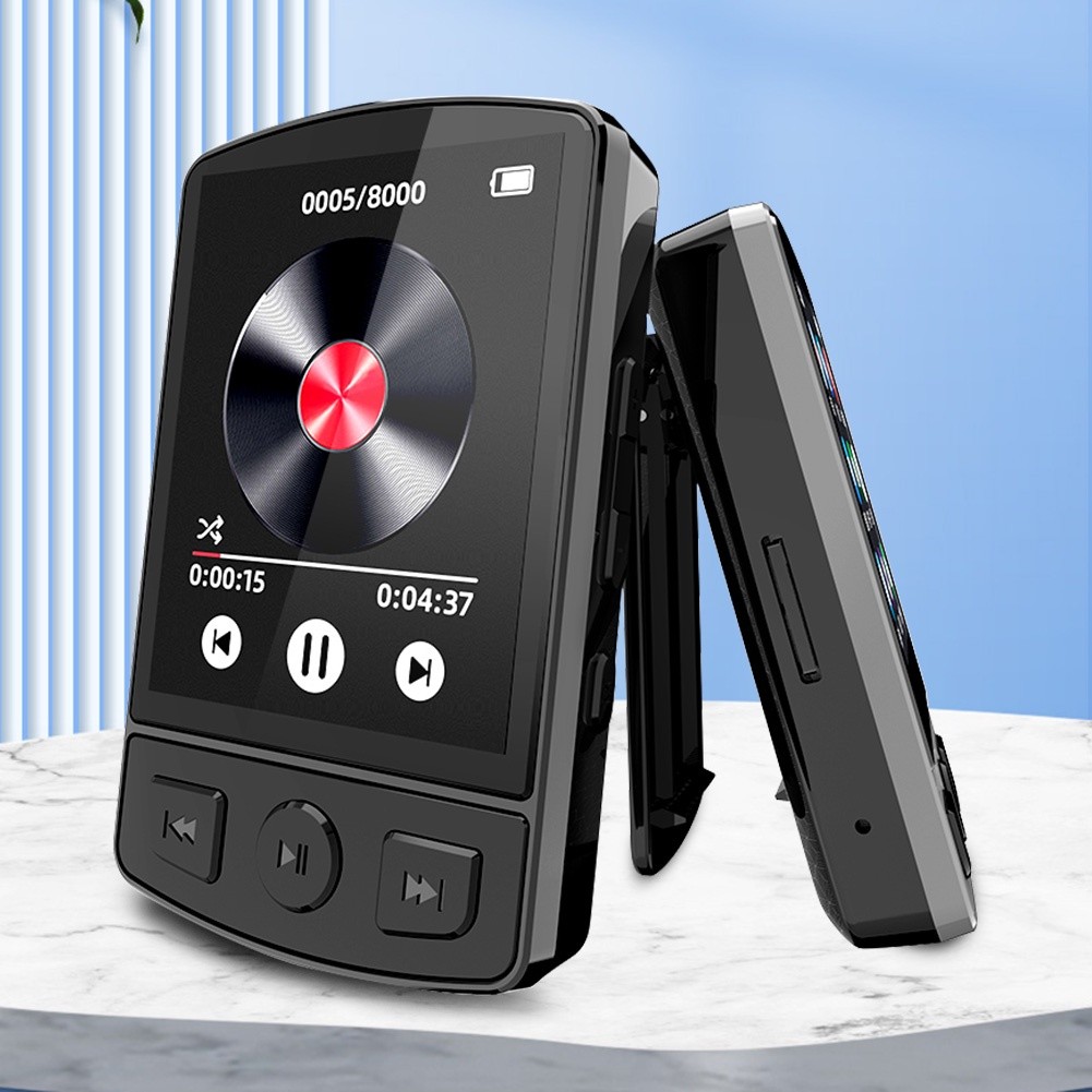 MP4 MP3 Player Portable Sport Clip Mini Walkman HiFi Bluetooth 5.2