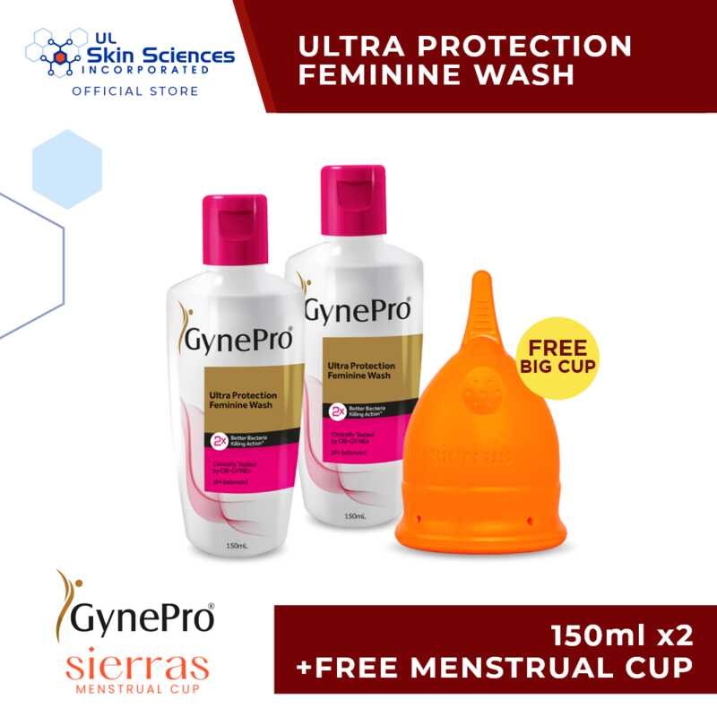 GynePro Ultra Protection Feminine Wash 150ml x 2 + FREE Sierras ...