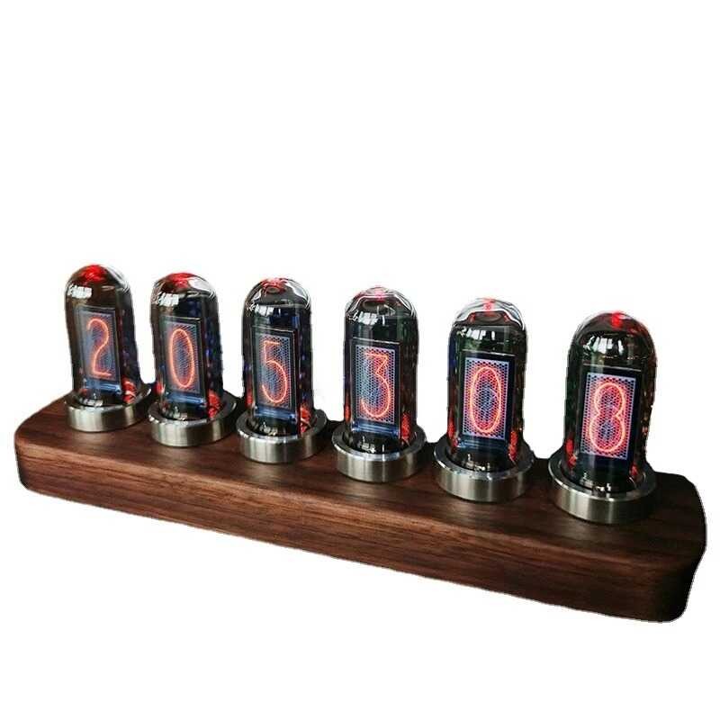 Nixie ☆ Tube Digital Watch Table LED Wood RGB Desk Clock Desktop ...