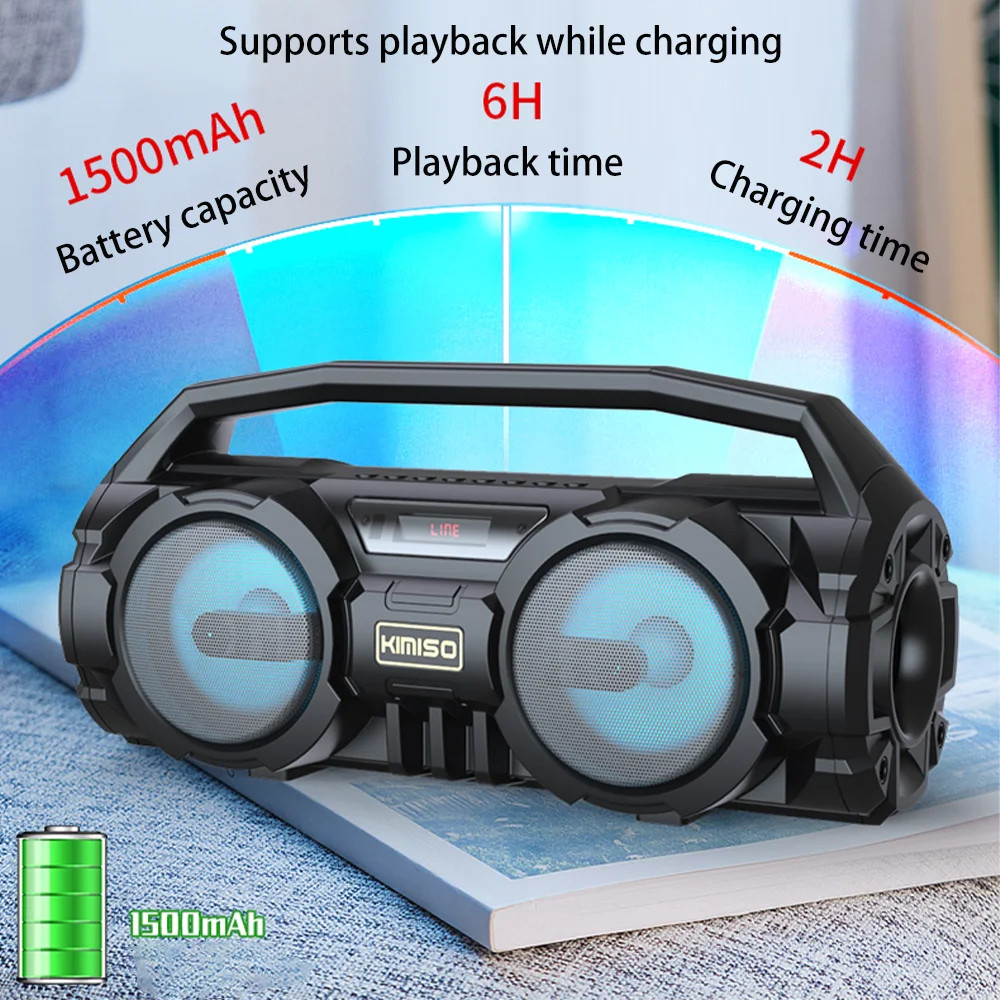 Powerful Bluetooth Speakers Hifi EQ Wireless Subwoofer Home Theater MP3