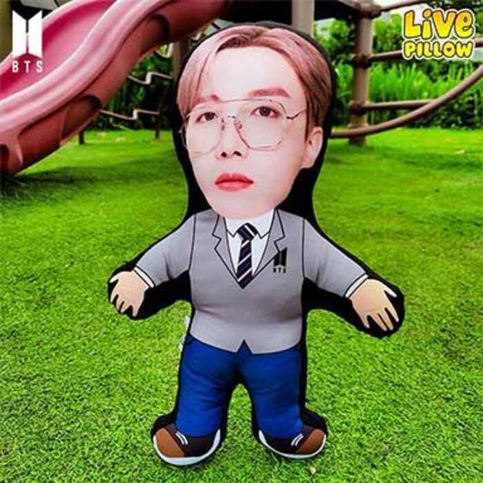 LIVEPILLOW BTS Merch Mini Me Human Doll Caricature 43X29 Cm | Shopee ...