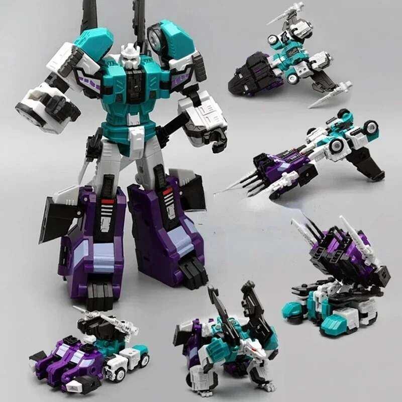 Robot Transformation MFT Sixshot Mf27 Mf-27 G1 Manga G1 Action Figure ...