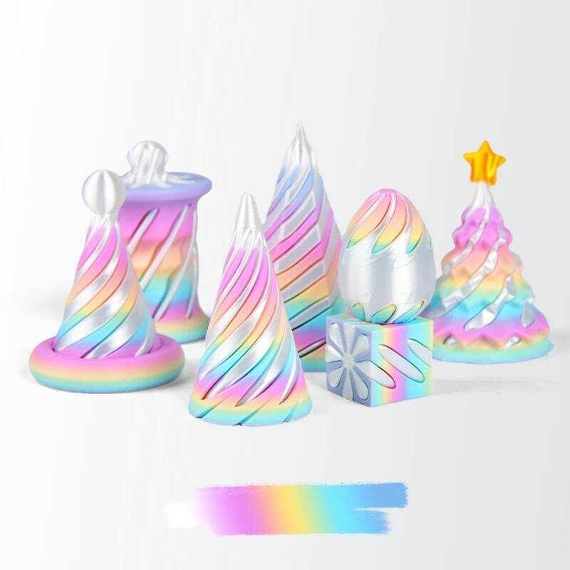 Desk Accessorie 3D Printed Rotating Pyramid Three-Dimensional Pyramid ...
