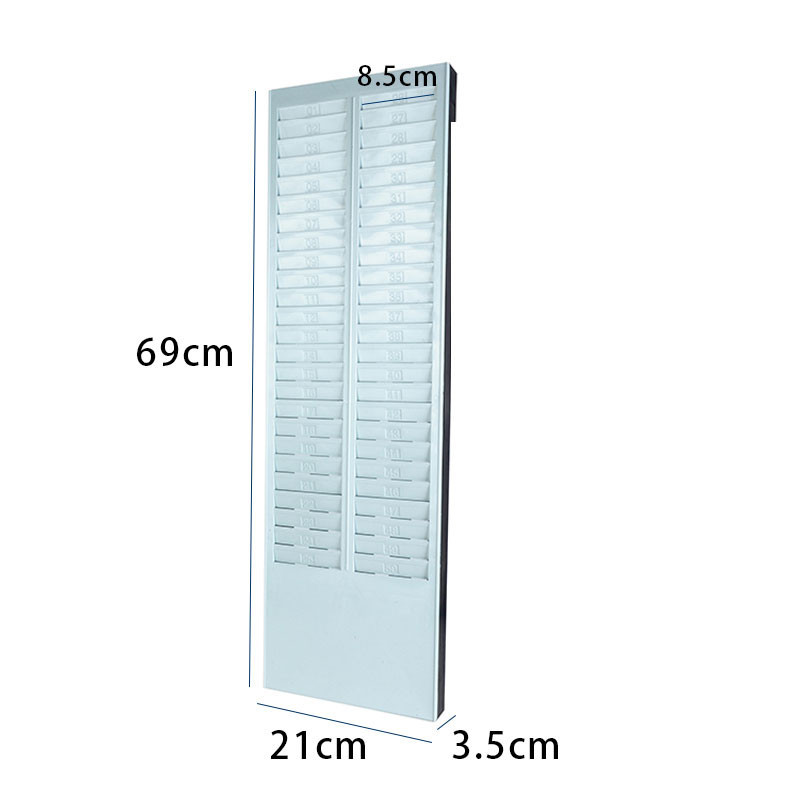 Time Card Rack Employee Time Recorder Wall Mount Attendance Recorder ...
