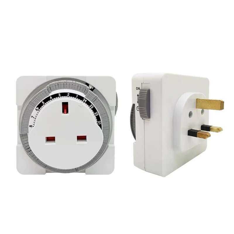 A 24 Hours Timer Plug In Mechanical Grounded Programmable Smart ...