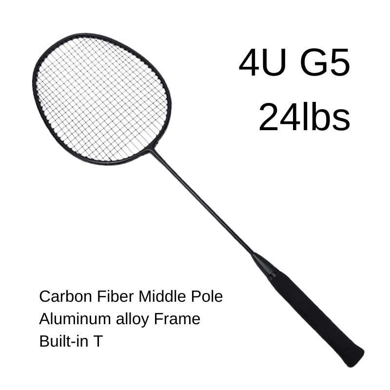 2025 ZOOM 4U/5u/6u G5 24lbs Badminton Racket Training Single Carbon ...