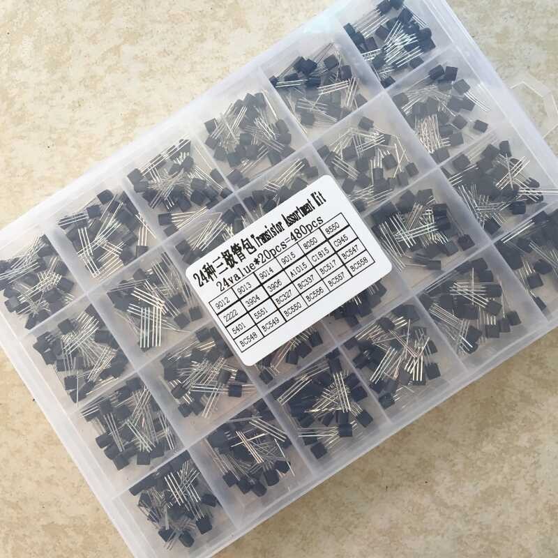 24Values To92 Transistor Assortment Assorted Kit Each Bc327 Bc337