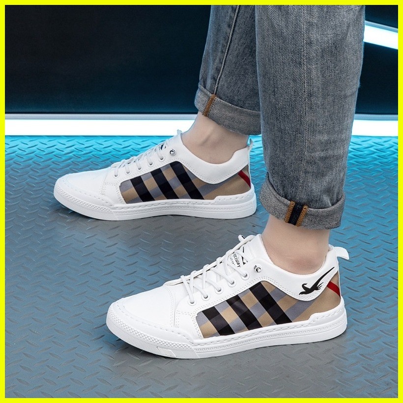 NEW Y908 CANVAS LEATHER SHOES HIGH FASHION SHOES FOR MEN Fashionable walking leisure new o Shopee Philippines