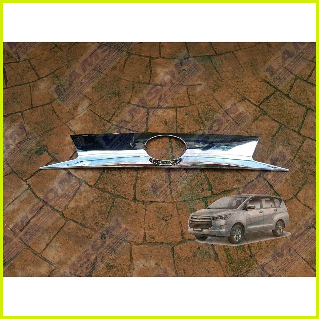 ⊙ ∆ ♟ Toyota Innova 2nd Generation 2016 2024 Trunk Lid Chrome