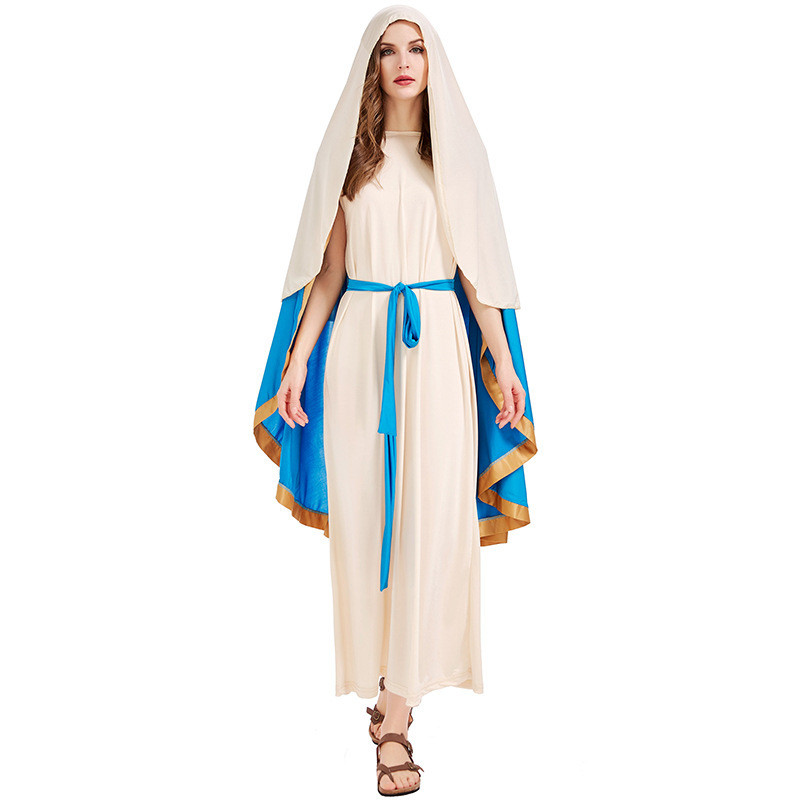 § IOOTIANY Adult Festival Israel Medieval The Virgin Mary Costume