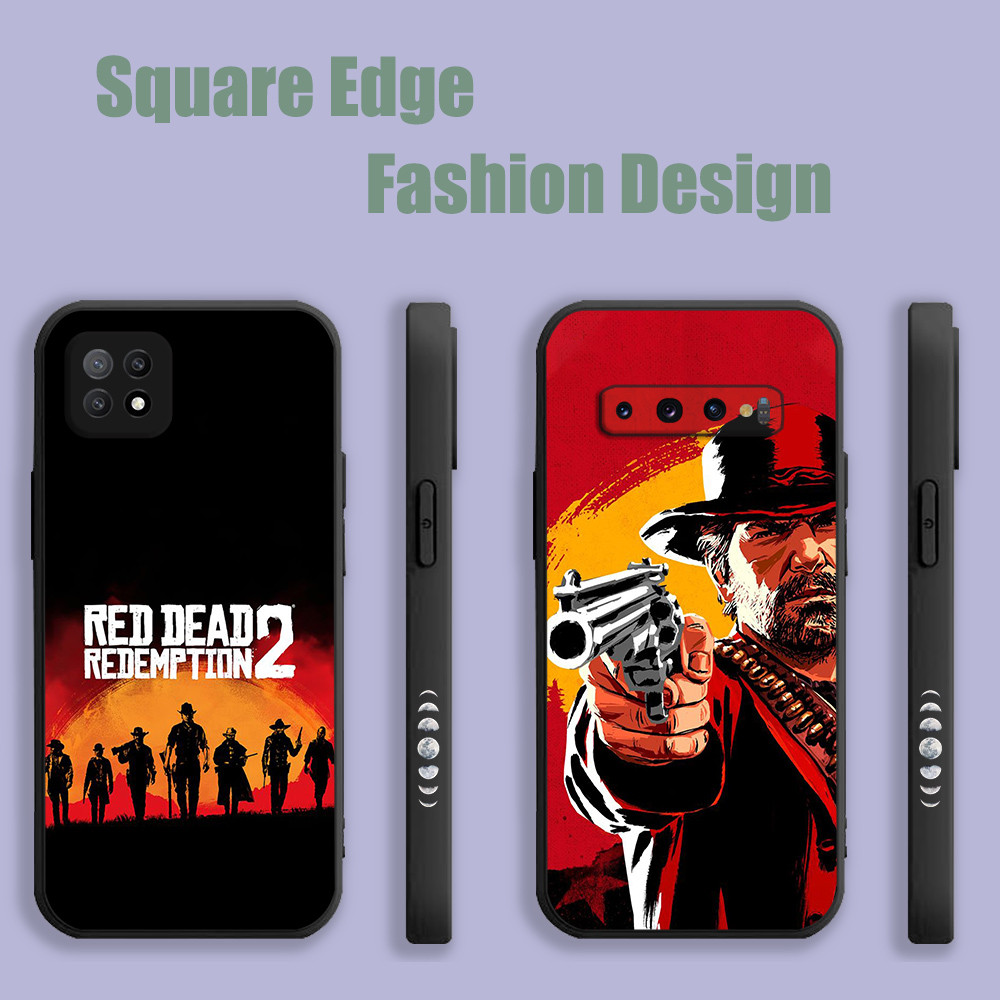 Casing For Vivo Y02t V29e Y17s Red Dead Redemption 2 black IGS04 Phone ...