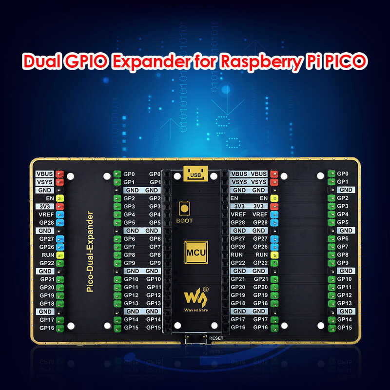 Dual D GPIO Expander USB Power Connector Extension Board For Raspberry ...