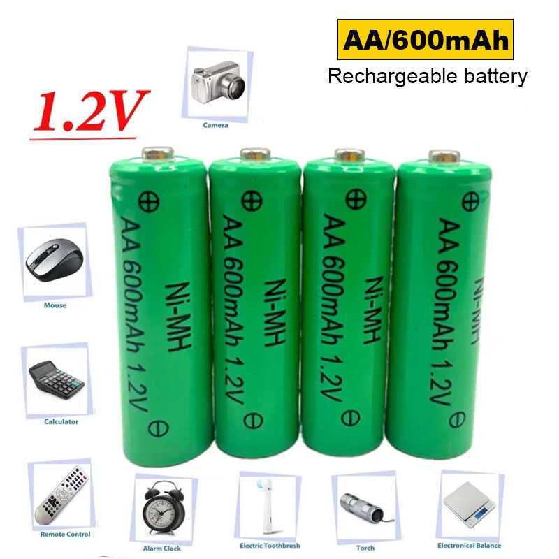 AA 1.2V 13 600mAh NIMH Rechargeable Battery for Camera Microphone