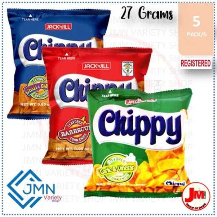 JM Fg-0046 | 5 PACKS Chippy 27G Barbeque Garlic & Vinegar Chili Cheese ...