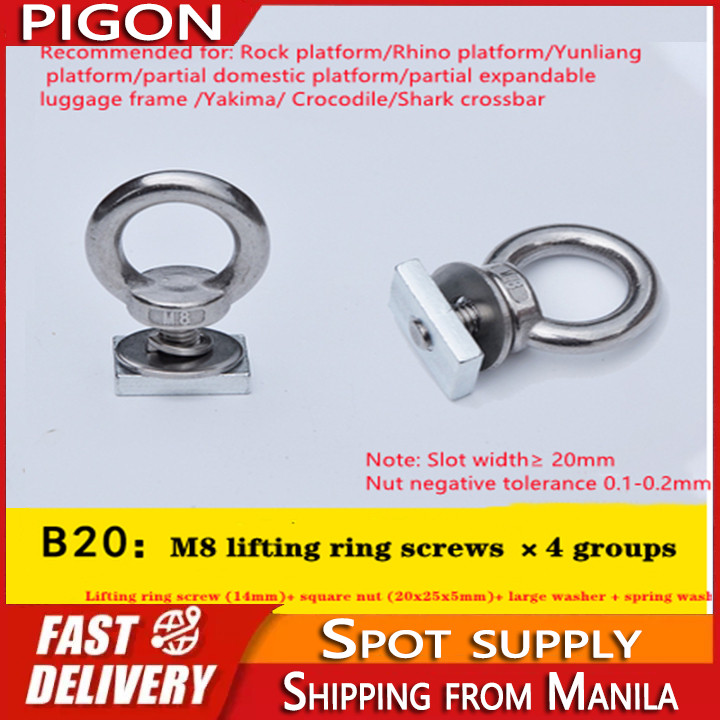 Boulon en T pour porte-bagages, bande de roulement bal 37Thule