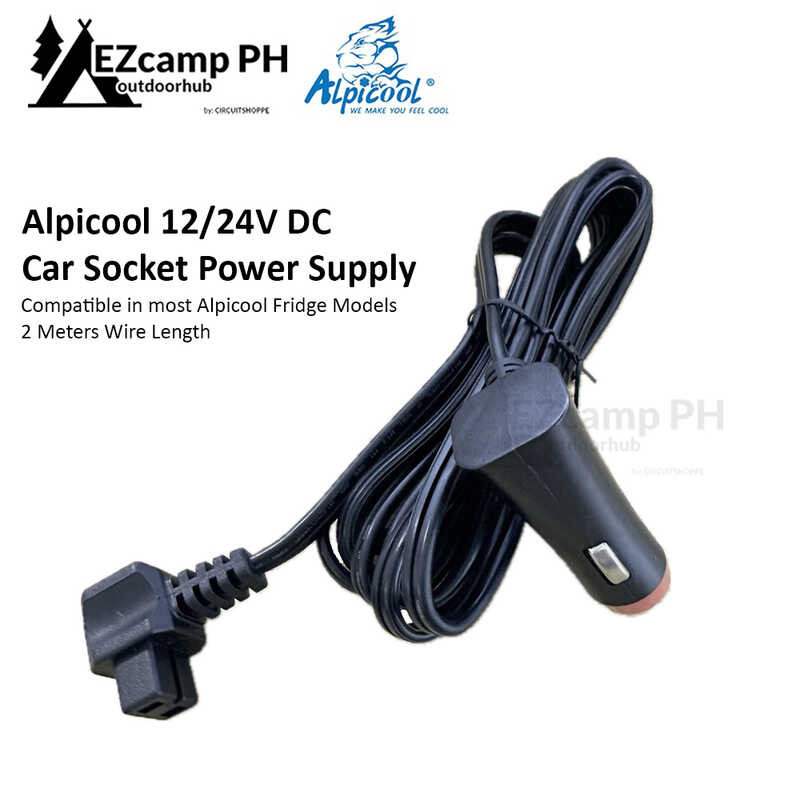 ALPICOOL 12V 24V DC Car Socket Power Supply Wire Cord Adapter 2M ...