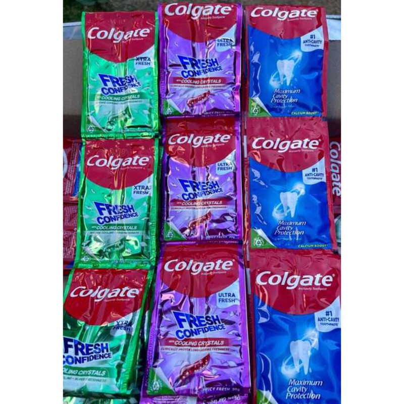 COLGATE Toothpaste Twin Sachet By12 | Shopee Philippines