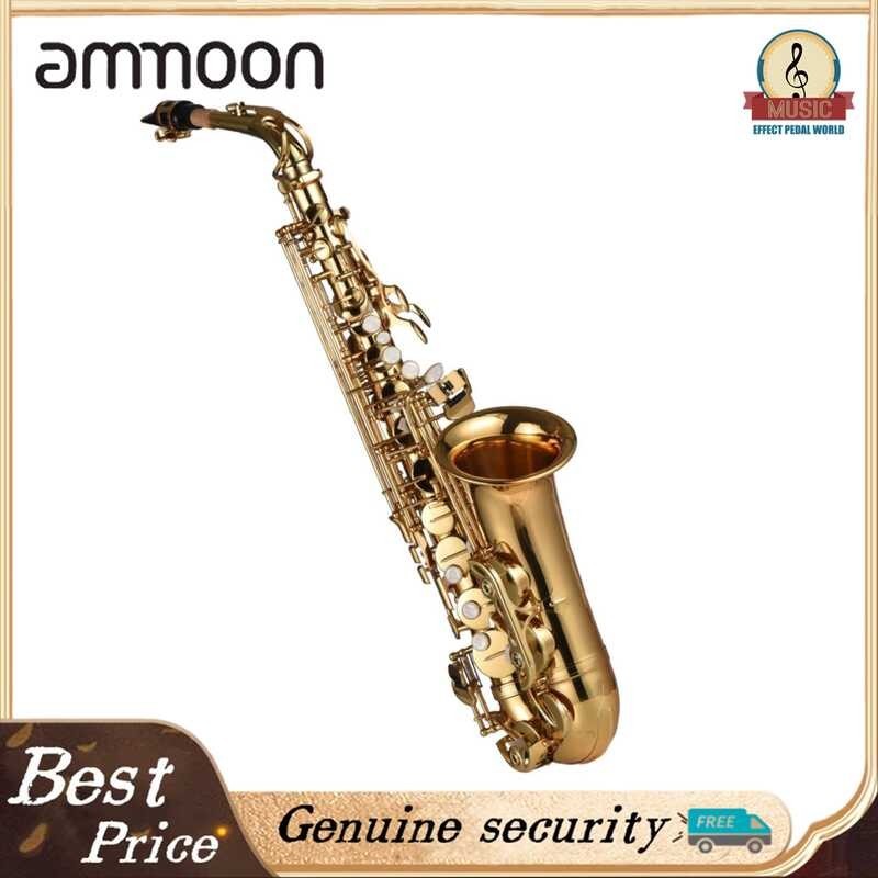 Eb Alto Saxophone Brass Lacquered Alto Sax Wind Instrument With Carry