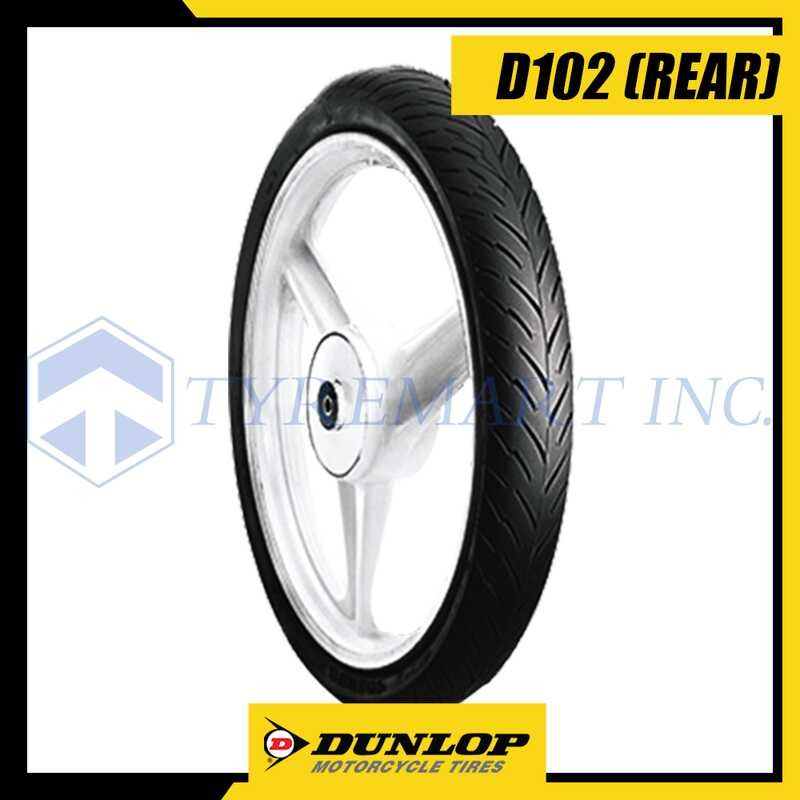 Tires D102 Dunlop 80/90-17 44P Tubetype Motorcycle Street Tire (Rear ...