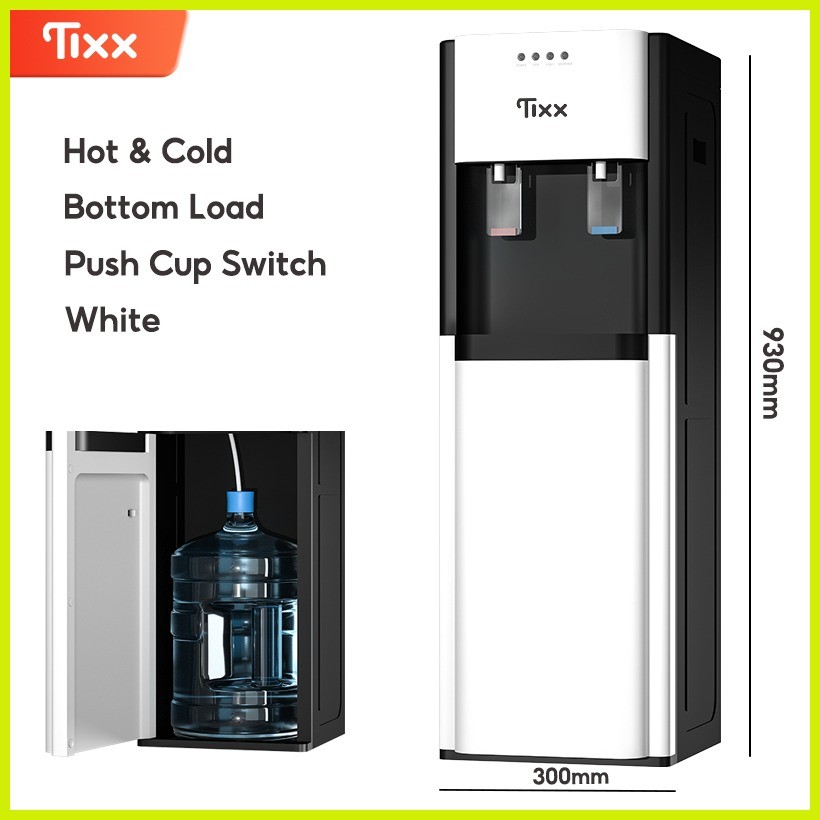 Tixx Water Dispenser Hot and Cold Bottom Load Child Lock Shopee