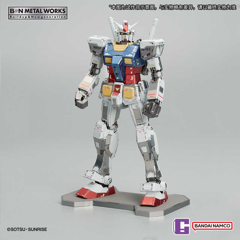 3F Bandai Tide Play BNMW Etching Parts Rx-78-2 Yuan Zu Gao Da Tai Chang ...