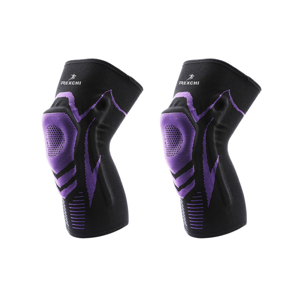 Sports Compression Knee Support Brace with Patella Gel Pads & Side