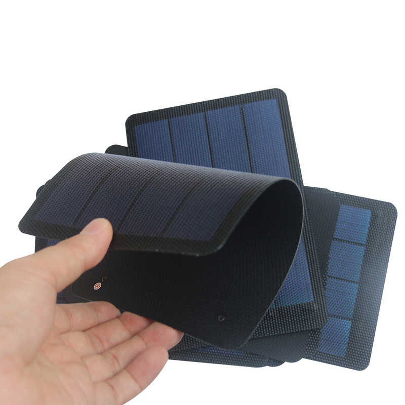 1.5W 6V Flexible Amorphous Silicon Thin Film Cells Rollable DIY Solar ...