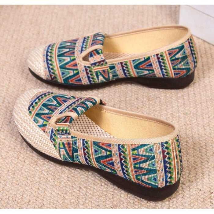 Sakura Shoes.Ladies Hawaii Rattan Summer Slip On Loafers #B202 (Add One ...