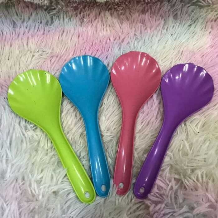 Plastic Rice Paddle Food Spoon Scooper Spatula Serving Sandok#790 Sgvg ...