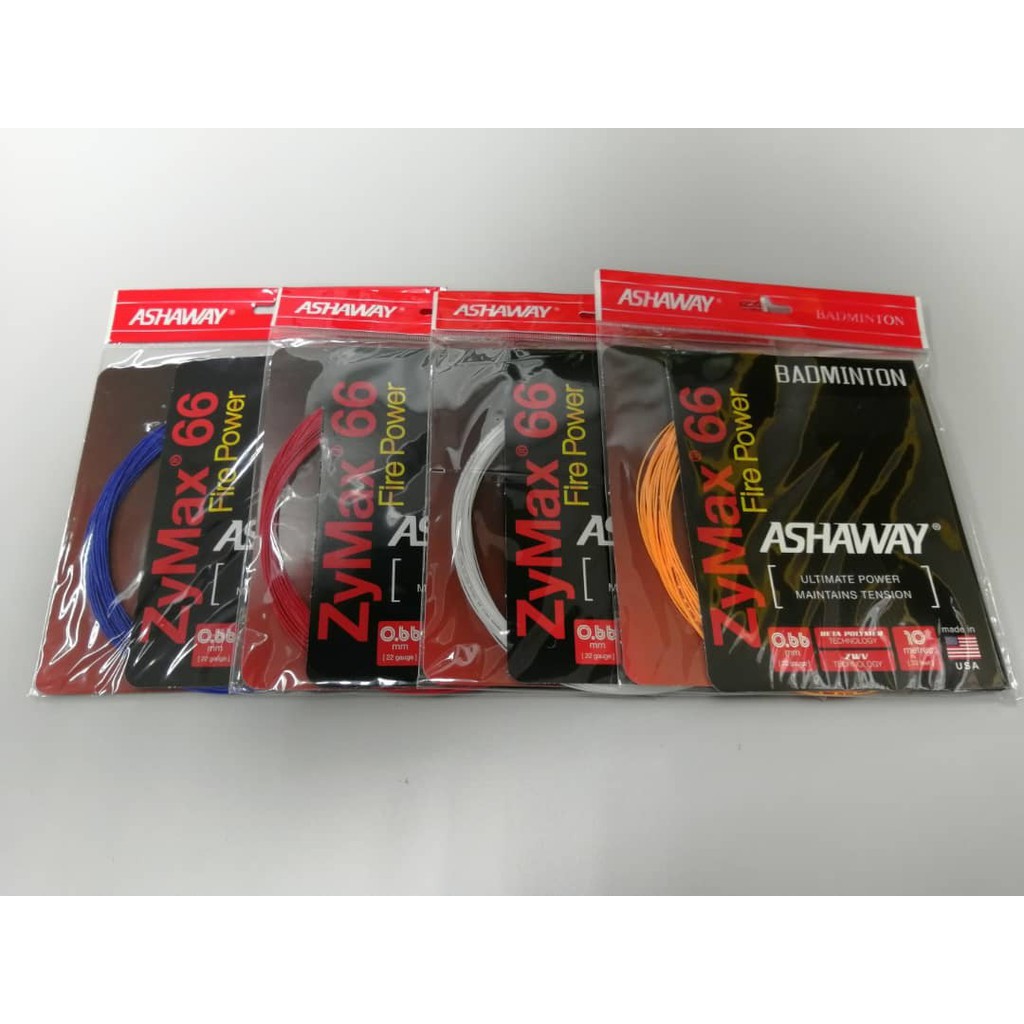 Ashaway ZyMax 66 Fire Power - Bobina Da Badminton, Colore - 4