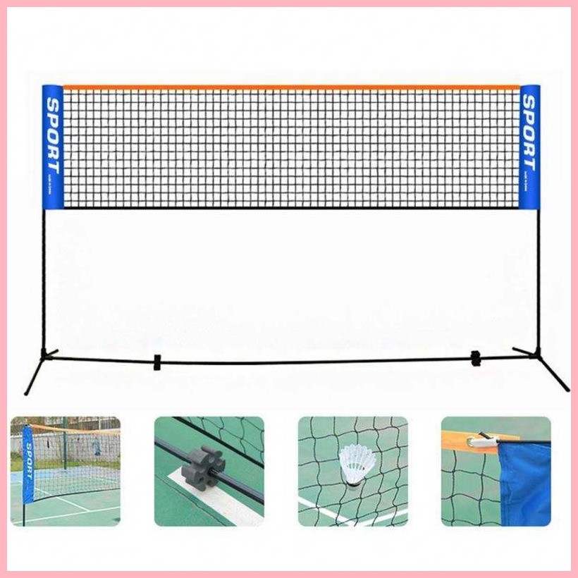 Portable Folding Badminton Net Rack Tennis Net Rack Indoor And Outdoor ...