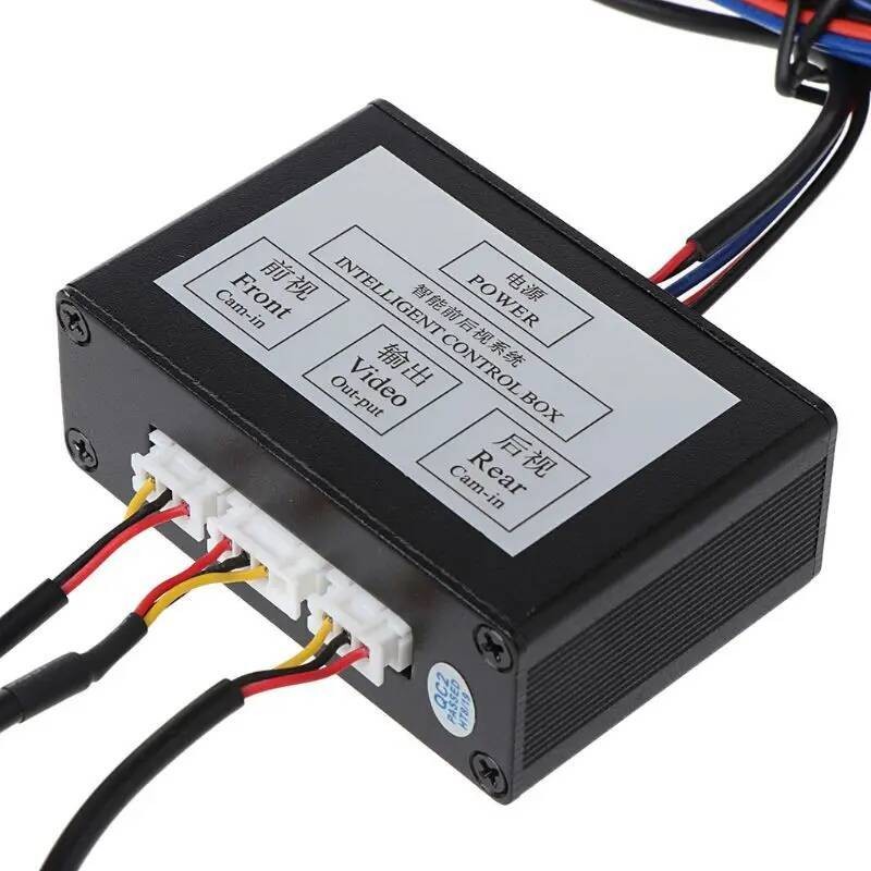 Reversing System Two-Way Control Box Front And Rear View With Manual ...