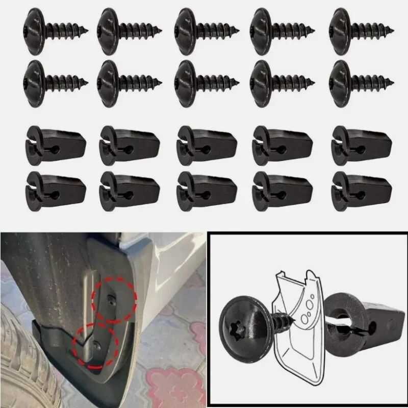20Pcs Engine Cover Undertray Splashguard Wheel Arch Torx Screw Retainer ...