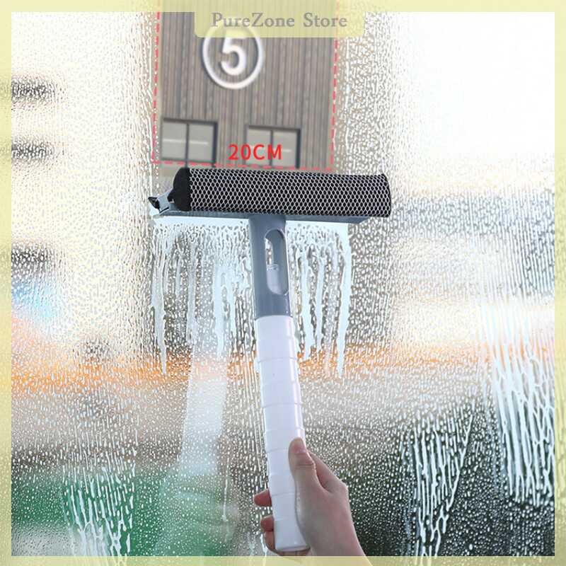 [Purezone] 3 In 1 Spray Scrape Wipe Squeegee Glass Cleaner Window Wiper ...