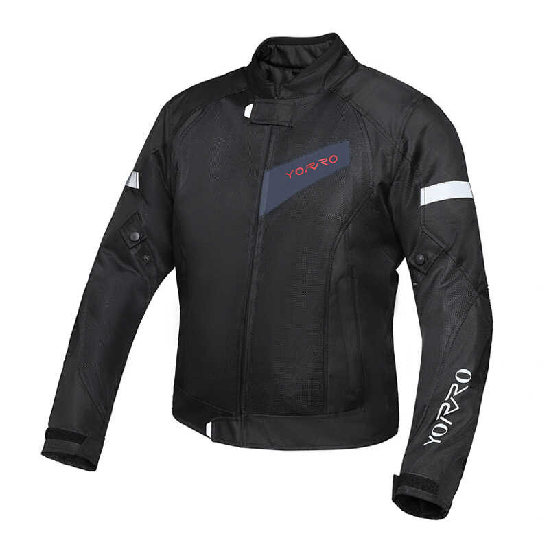 Men's Motorcycle Riding Jacket Breathable Anti-Fall Racing Jacket ...