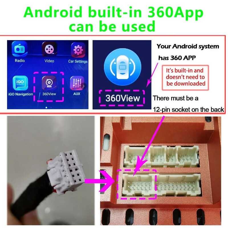 For Camera Android Multimedia 360 Accessories For Car Android Radio 360 ...