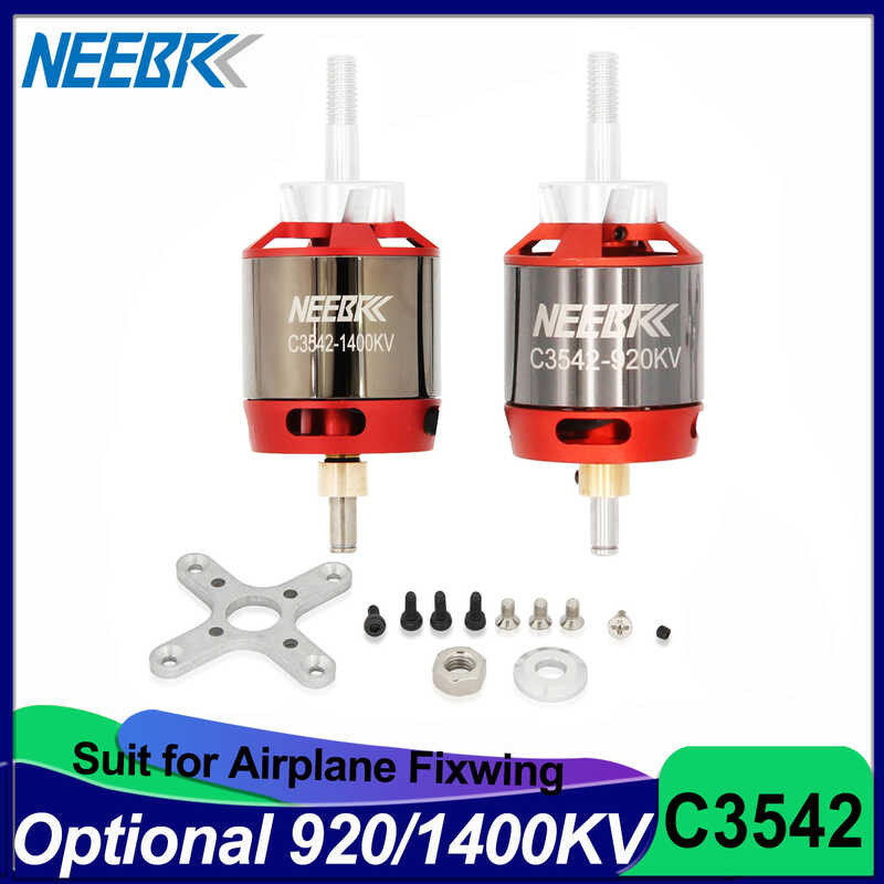 NEEBRC Brushless Motor 3542 920Kv 1400Kv 2-4S 6Mm Outrunner For RC FPV ...