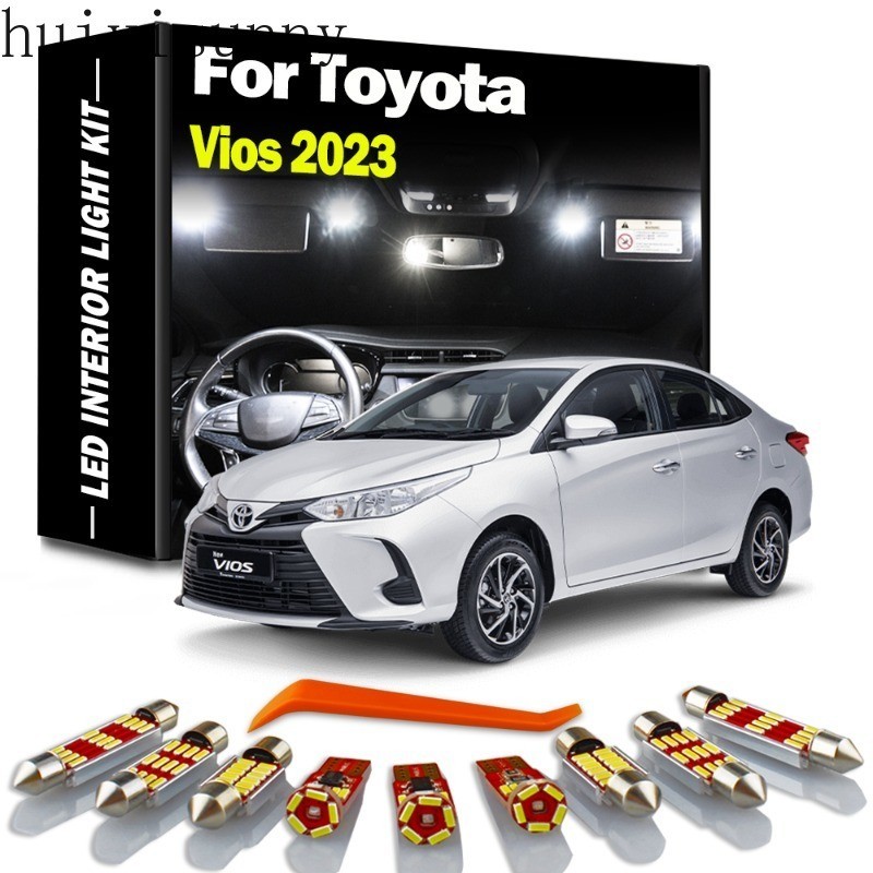 HYS Super Bright LED Interior Light Kit For Toyota Vios 2023 Car Bulbs