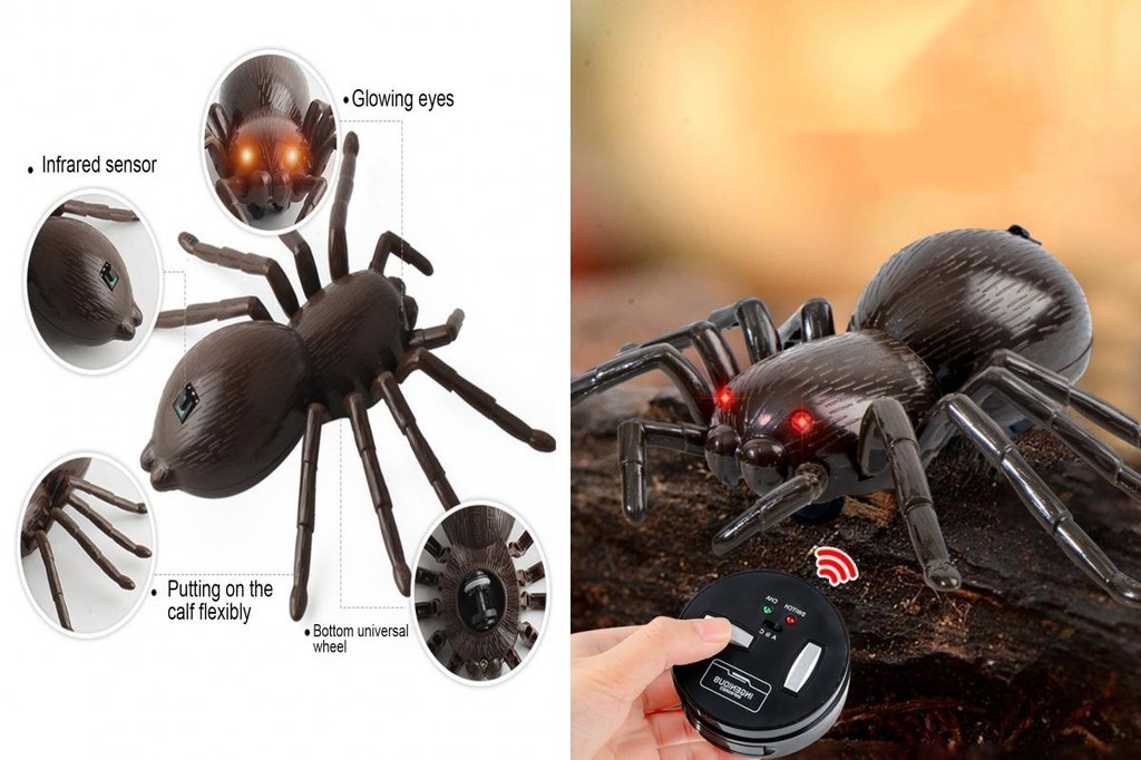 Spooky Remote-controlled Spider Remote Control Tarantula Toy Realistic ...