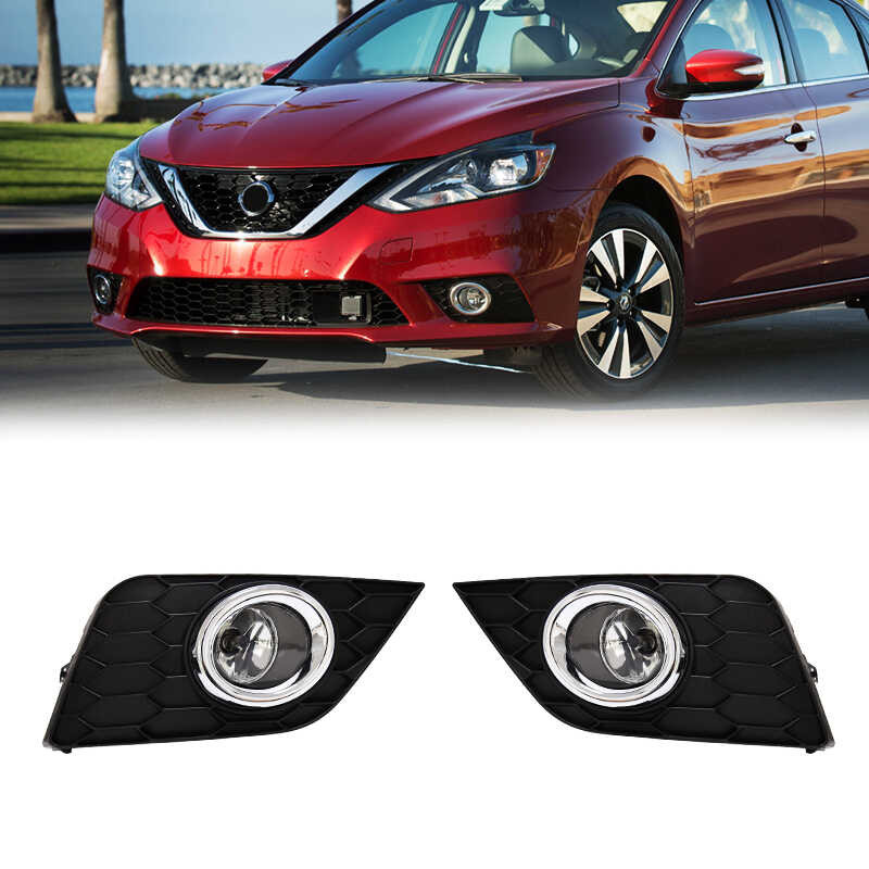 thumbnail interactive-video image 1 of Pair DRL LED Daytime Running Lights For Nissan Sentra (2016-2019) - With Turn Signal 1 of 5