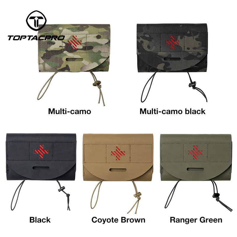 TOPTACPRO Pochette Glow Stick Tactical: Luminescenza A Portata Di Mano (Multicam)