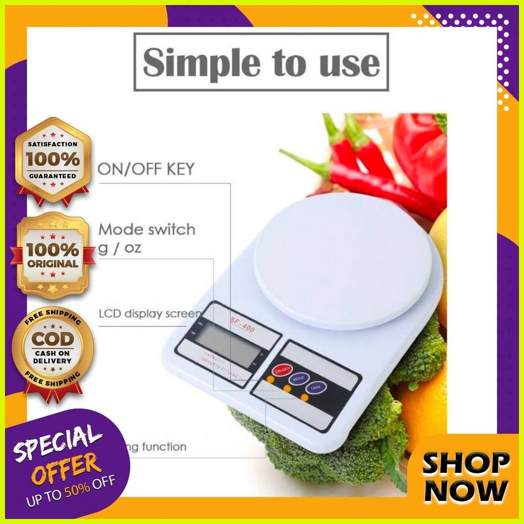 ☸ Best Promo Original 10kg/1g Kitchen Scale Digital Coffee Bean