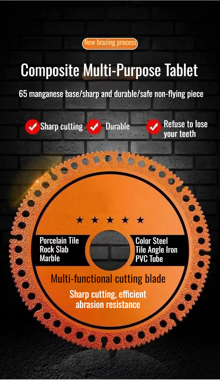 Ultra Thin Ceramic Tile Cutting Disc Multifunctional Cutting Blade