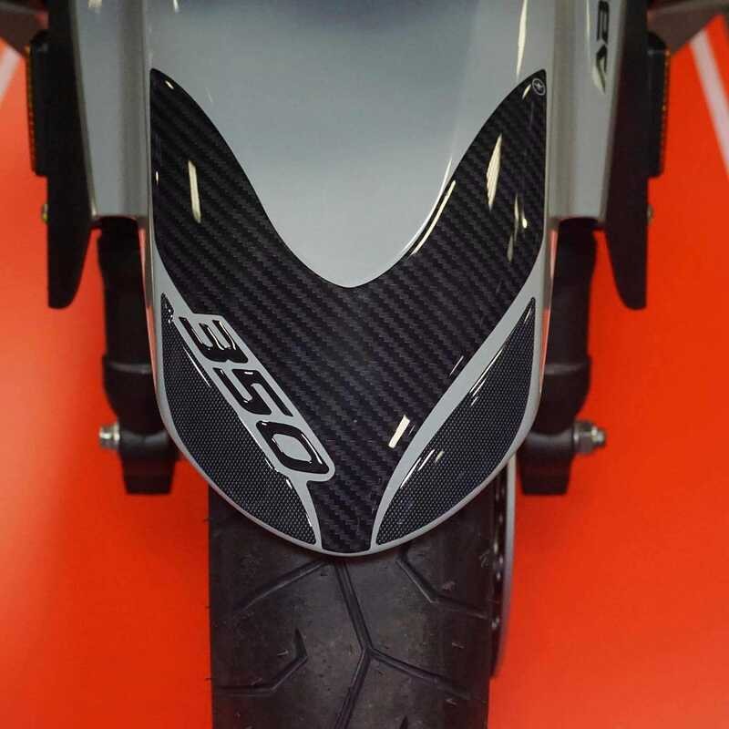 3D labelbike Sticker Front Fender Protection compatible with Honda